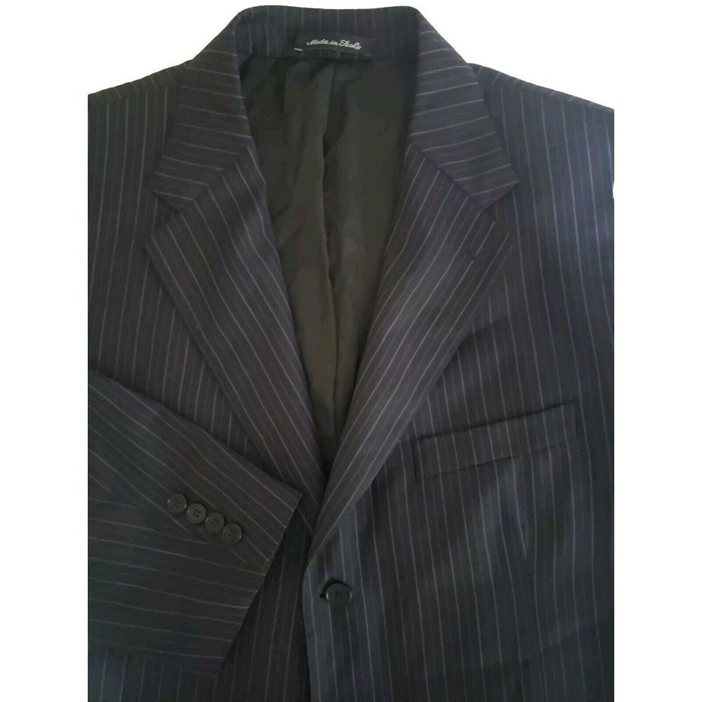 Faconnable Blazer Sport‎ Coat Three Button Size 44R Wool Suit Jacket Dual Vented